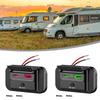 ABS Car Charger Black DC 12V-24V Green PD+QC3.0 Red