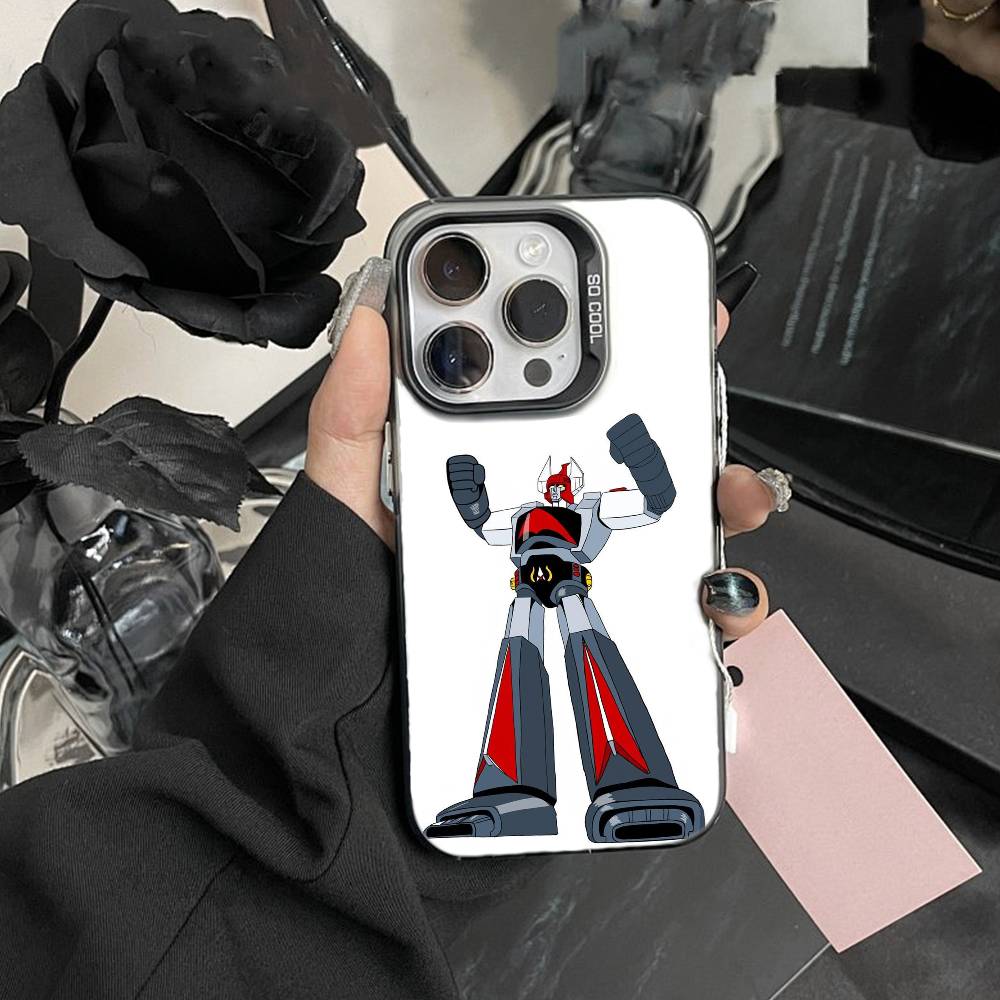 Anime Z-Mazinger Z Phone Case For iPhone 17,16,15,14,13,12,Pro MAX Black Matte Shockproof Cover