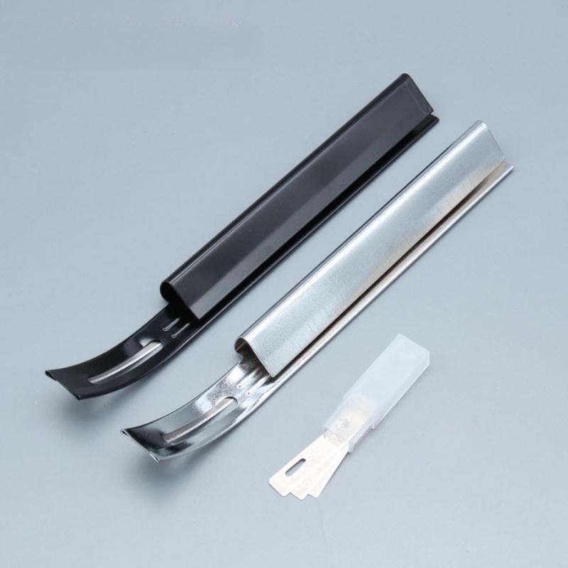 1Set Metal Leather Safety Beveler Diy Cutting Tool Kits With 3 Pcs Sharp Durable Blade