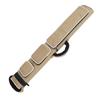 2 X 4 Pool Cue Case Water Resistant Billiard Stick Carrying Bag with Shoulder Strap and Handle Khaki