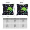 Invaders Zims Cute Movie Pillow Cover Cushion Cover Polyester Pillow Case Retro Trendy Pillowcases For Sofa Home Decoration