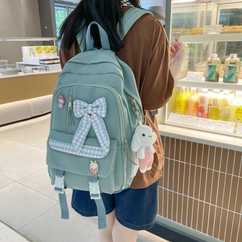 Cute Junior High School Student Large Capacity Backpack Shoulder Bag