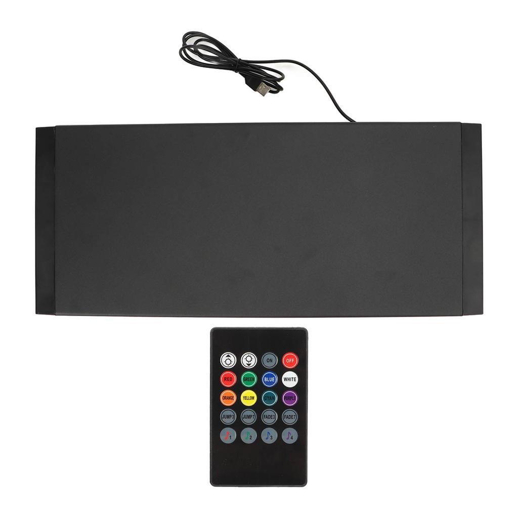 KM81 Monitor Stand Desktop Riser 8.5cm Height 55.1lb Load Bearing with RC Control Colorful Light