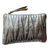 Embroidered Cowhide Leather Coin Purse & Card Holder with Zipper – Women's Key & Lipstick Storage Handbag.