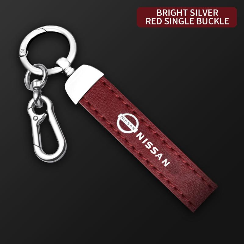 Car Key Chain Metal 360 Degree Rotating Buckle For Nissan Murano Navara Qashqai X-trail Patrol NV200 Note Frontier Accessories