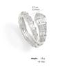 2025 New in Snake Bone Open Ring for Women Shiny Cubic Zirconia Copper Rings Couple Funny Party Jewelry Gifts