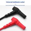 Heavy Duty Test Probes with Comfortable Rubber Coating Heat Resistant Design Test Leads for Multimeters & Clamps Meter