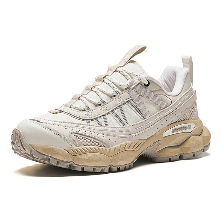 Anta Champion AG G02 Comfortable Cushioning, Wear Resistant Low Top Casual Shoes Women's Brown White 122418802A-2