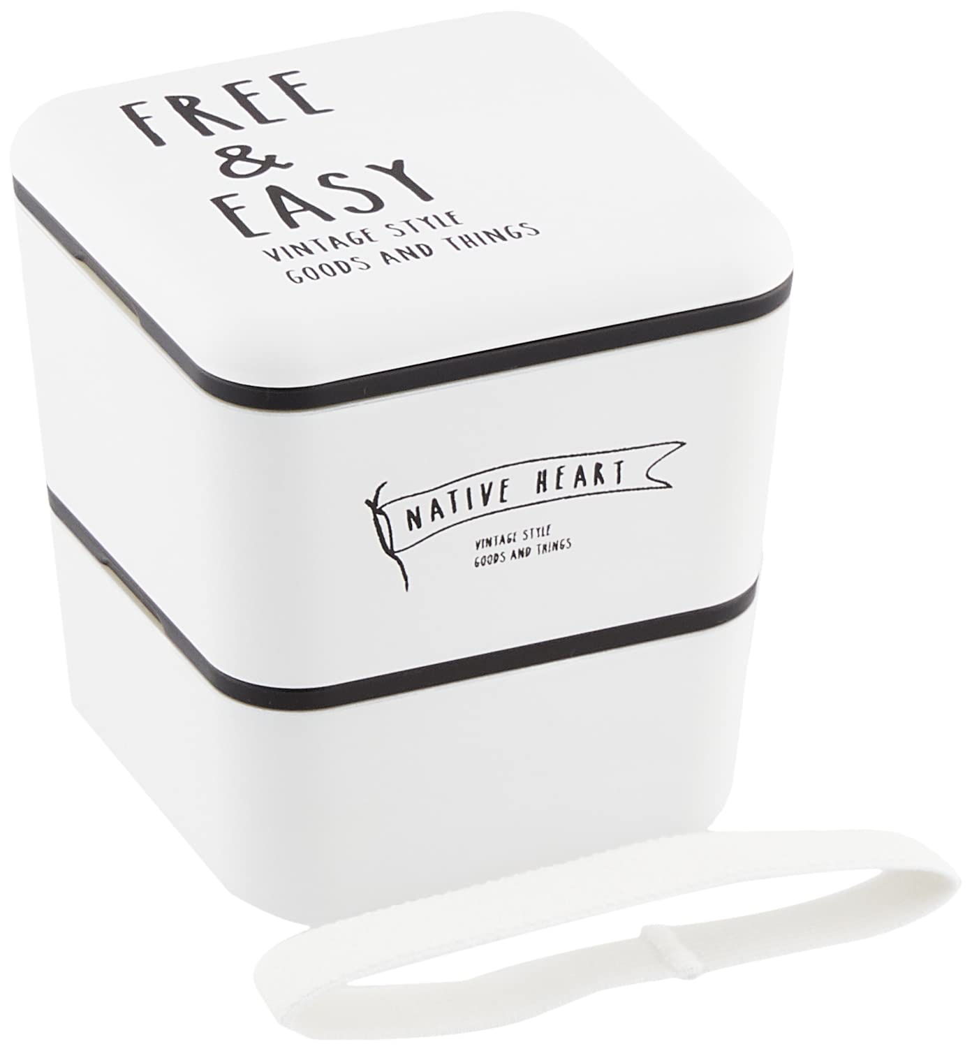 

Showa Square Nest Lunch FREE&EASY Box, White, 43-76438-1 белый