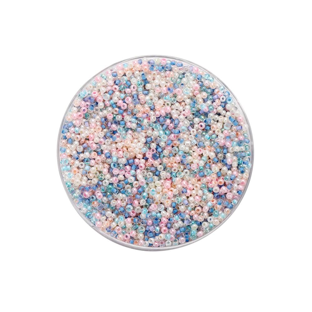 

10 г 2 мм стеклянные бусины чешские очаровательные хрустальные разделители стеклянные бусины круглые свободные бусины для изготовления ювелирных изделий своими руками серьги браслет