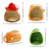 Mushroom Shaped Ceramic Hamster Hideout Chew-Proof Pet Sleeping Nest  for Turtle Hedgehog