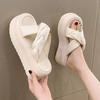 Hausschuhe Damen Sommerbekleidung 2025 neu vielseitig erhöhende Plattform Muffin Schuhe Internet-Berühmtheiten dünne Mode Damen coole Hausschuhe