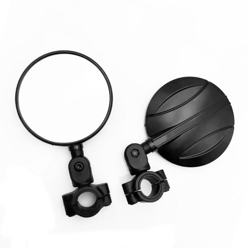 Commuters Friendly Motorcycle Rear View Mirror Angle Adjustable Rotating Handlebar Side Mirror Universal
