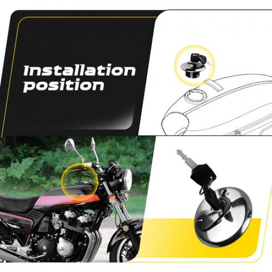 Gas Fuel Cap Tank Fit Honda Shadow VT1100C3 700 750 Aero 800 VT1100 750 ACE 1100