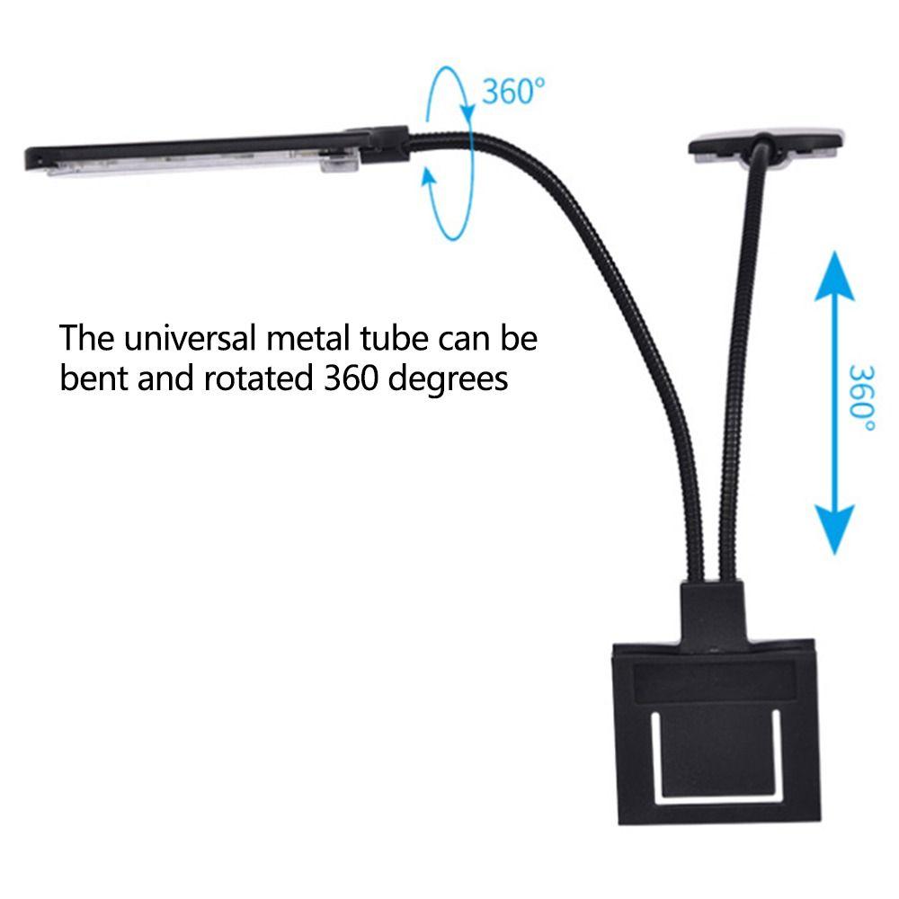 Double Head Clip On Aquarium Light White Light Fish Tank Light LED Aquarium Light  Aquarium