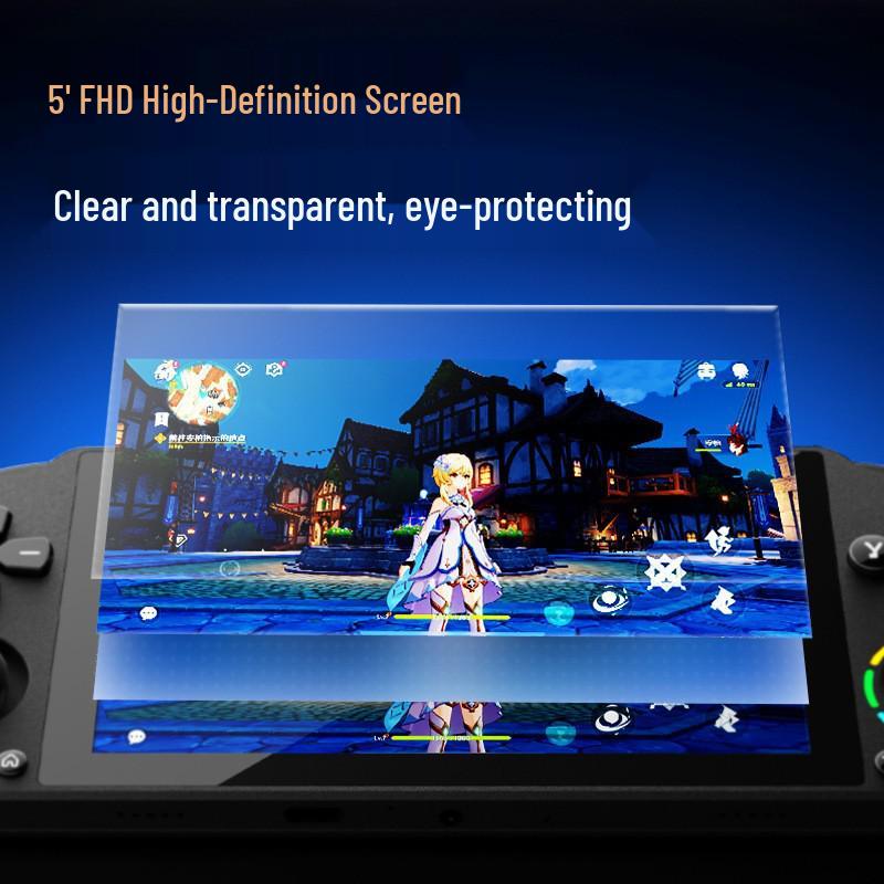 5-Inch FHD Android Handheld Retro Gaming Console with PSP Joystick & WiFi