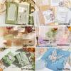 26pcs/Pack Vintage INS Scrapbook material paper DIY Collage Decorative Background paper handmade Junk Journal Planner Supplies