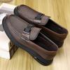 Fashion Summer Designer New Hollow Leather Platform Men's Loafers Fashion Soft Sole Casual Business Man Dress Shoes Sapatos Para Hombre