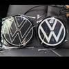 YKPSC1 Compatible with ACC/Radar VW Light up Emblem light for Golf7.5/Passat /Polo /Tiguan/T-Roc/T-Cross/Arten