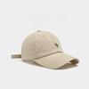 New Khaki Soft Top Baseball Cap Women's Face Showing Small Duckball Cap Men's Deep Top Gray Korean Hat