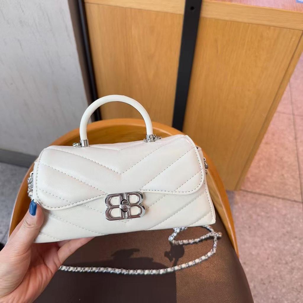 2025 Beliebte Damen Diamant-Rauten Leder Umhängetasche