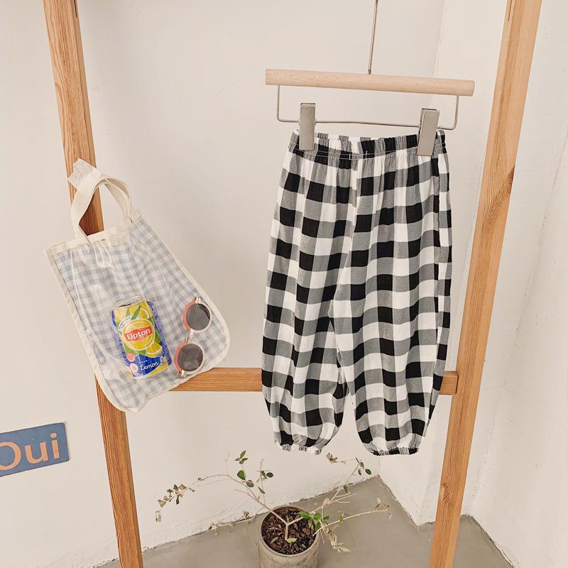 Girls' Retro Floral Sun Protection Pants - Versatile, High-Waist Beach & Anti-Mosquito Summer Pants