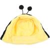 Balacoo Bee Shape Cat Headgear, Lovely Pet Hat, Soft Dog Cosplay Hat Costume for Festival Costume Accessories