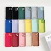 Colorful Soft Silicone Case For iPhone 15 14 Pro Max 13 12 Mini 11 Pro Max 7 8 SE 2020 Camera Protection Phone Cover