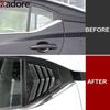 Rear Window Louver Shutter Cover Trim For Nissan Sentra Bluebird Sylphy     2024 Carbon Fiber Car Accessories