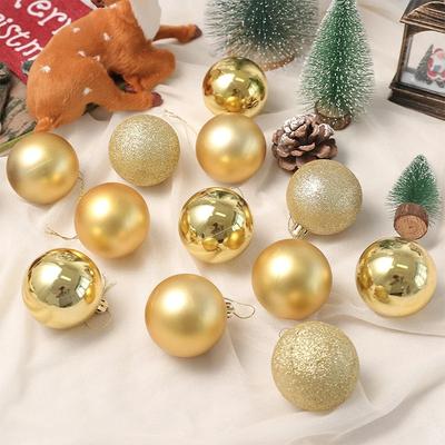 24/36 Peças 3/4cm Bolas de Natal Decoração Enfeites de Árvore de Natal Pingentes Pendurados de Natal Festa em Casa Decoração de Natal Presentes de Ano Novo