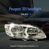 Compatible Headlight for 2014 Peugeot 301 - M33 High & Low Beam