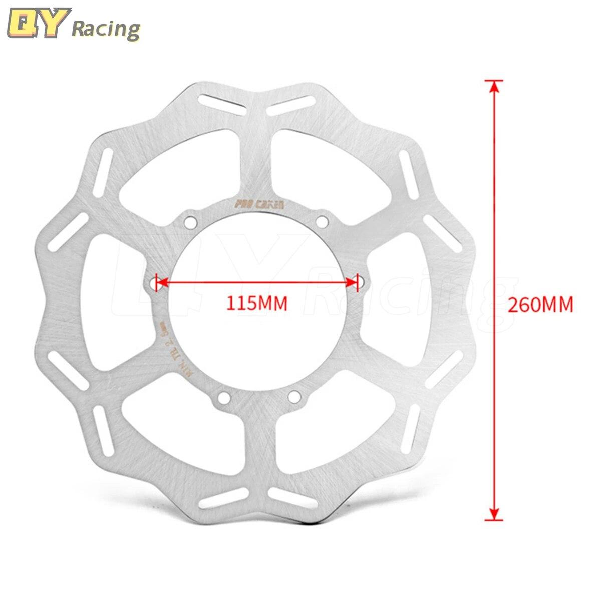 

Стальной передний тормозной диск для мотоцикла 260 мм для Honda CRF450R CRF450RX CRF250R CRF 450R 450RX 250R 450 250 R RX 2015-2018 2016 2017 For Honda