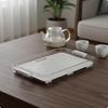 Rectangular Tea Serving Board Easy to Clean Drainage Design Tableware Xl Black