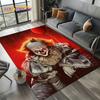 Horror Movie Chucky Pennywise Halloween Saw Character Carpet Rug for Living Room Bedroom Home Sofa Decoration,Non-slip Floor Mat