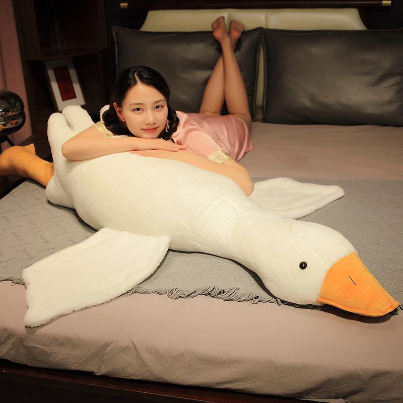 

Большая белая плюшевая подушка-кукла для сна 50cm (0.17KG) Fat Version