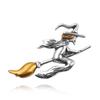 Spilla Avatar Airbender, spilla smaltata Aang del cartone animato europeo e americano, articoli di merchandising per l'animazione, vestiti, borse e accessori