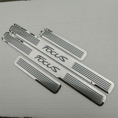 Car AccessoryFor Ford Focus 2009- Door Sill Pedal Scuff Plate Stainless Steel Guard Protector Car Styling