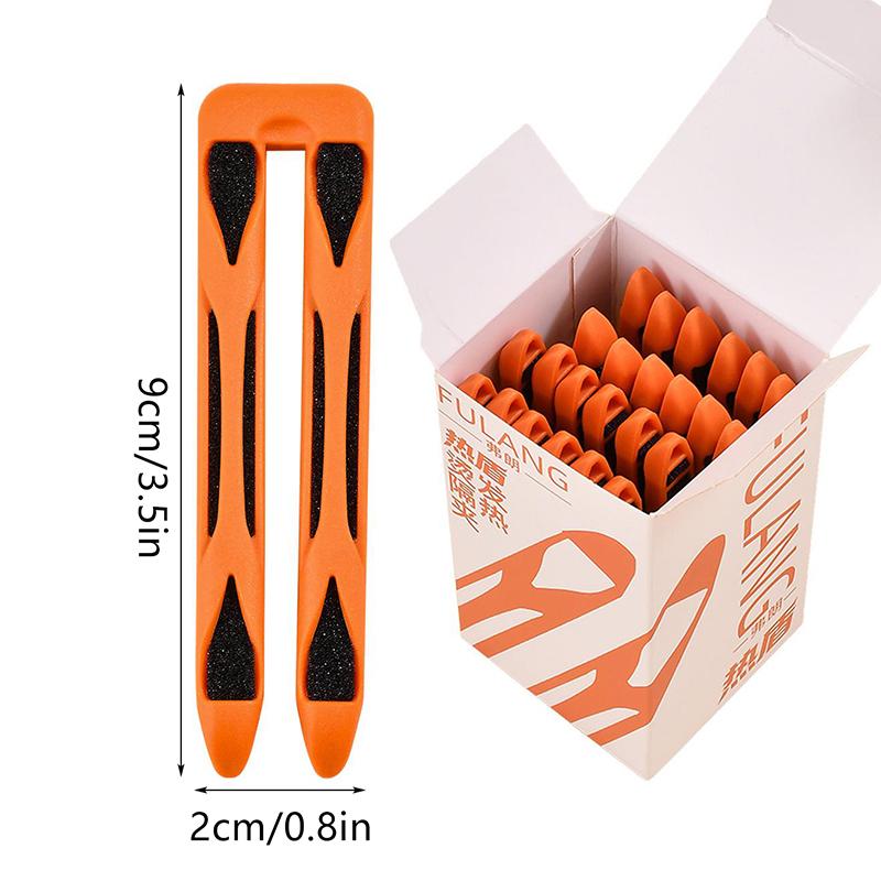 12Pcs U-Shaped Professional Perming Insulation Clip High Temperature Salon Hair Perming Barber Perm Hair Pad Curly Accessory