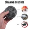 NUOLUX Steel Stainless Steel Kitchen Cleaning Metal 12 Silver Scrubber, Scrubber, Ball, Pot, Dish, Cleaning, Scrubber, Pieces,