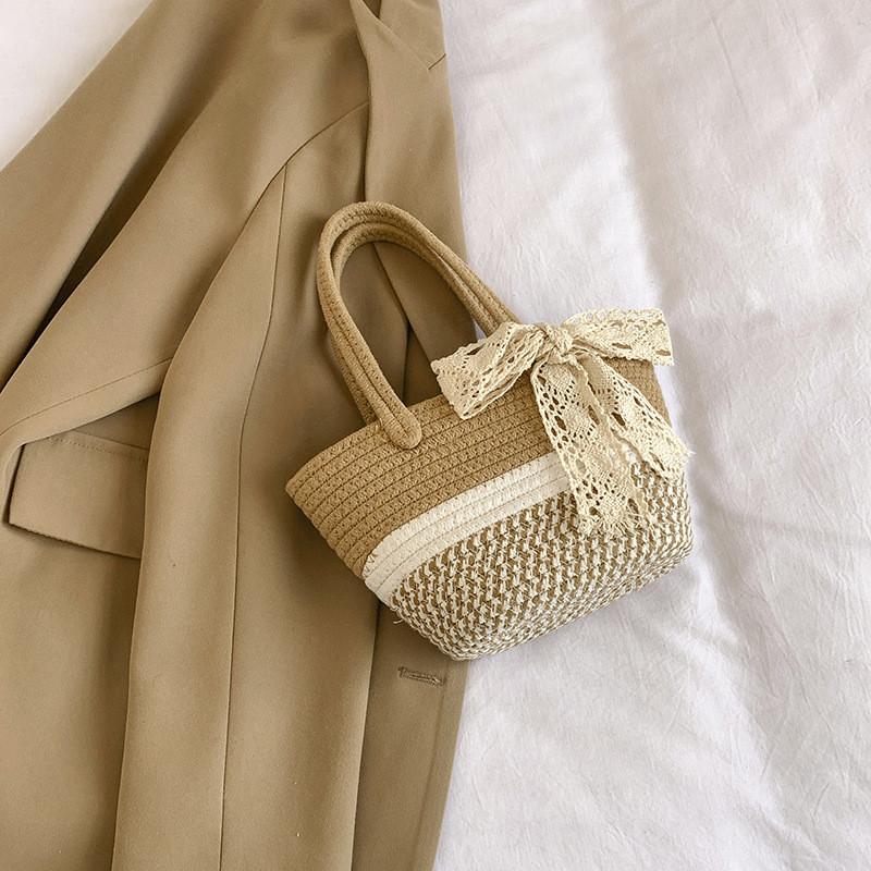 

Stylish Bucket Bag For Women In Gray Pink And Khaki Perfect For Summer Casual Use