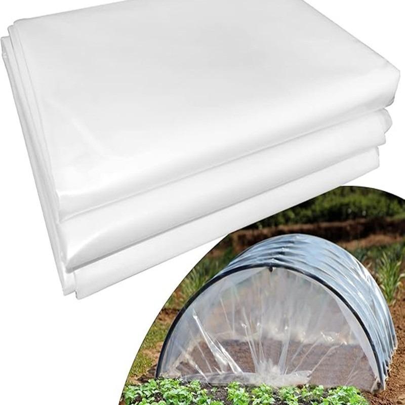 Clear Greenhouse Film Plastic Sheeting Winter Hoop House Covering Freeze Protection Cover for Greenhouse Plants Windproof Frost Dust Proof