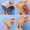 Creative Self Adhesive Gift Candy Tags Packaging Seals Kraft Paper Labels Stickers Blank Sticky