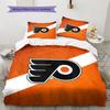 Philadelphia Flyers2 Pattern Bedding Quilt Set  Home Decoration  Gift (1 * duvet cover + 2 * pillowcase  without core)