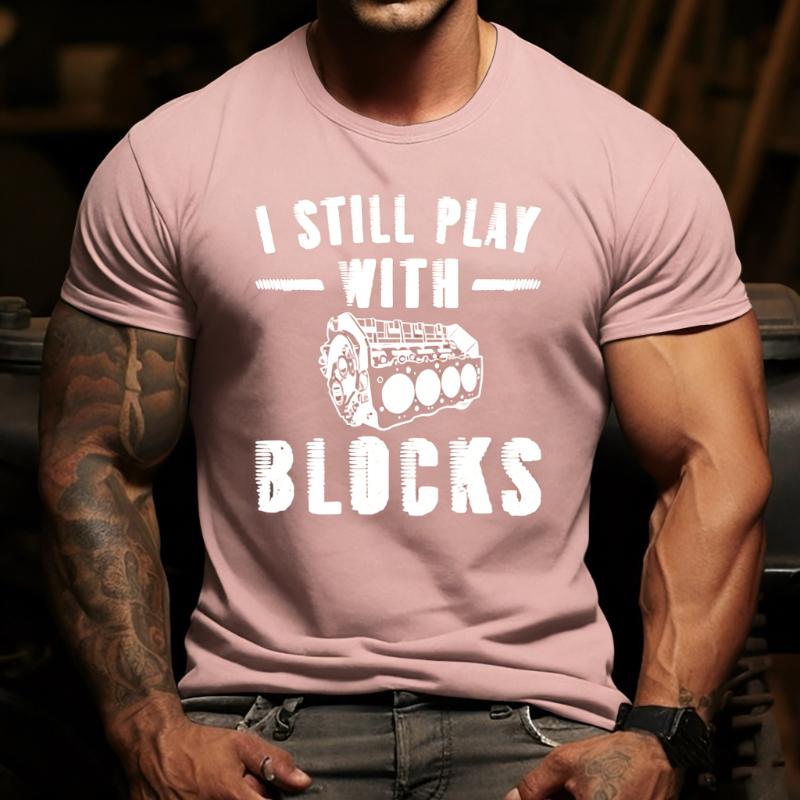 Funny Mechanic I Still Play with Blocks TShirt Perfect Gift for Boyfriend Husband Christmas or Birthday Humor Mechanic Shirt