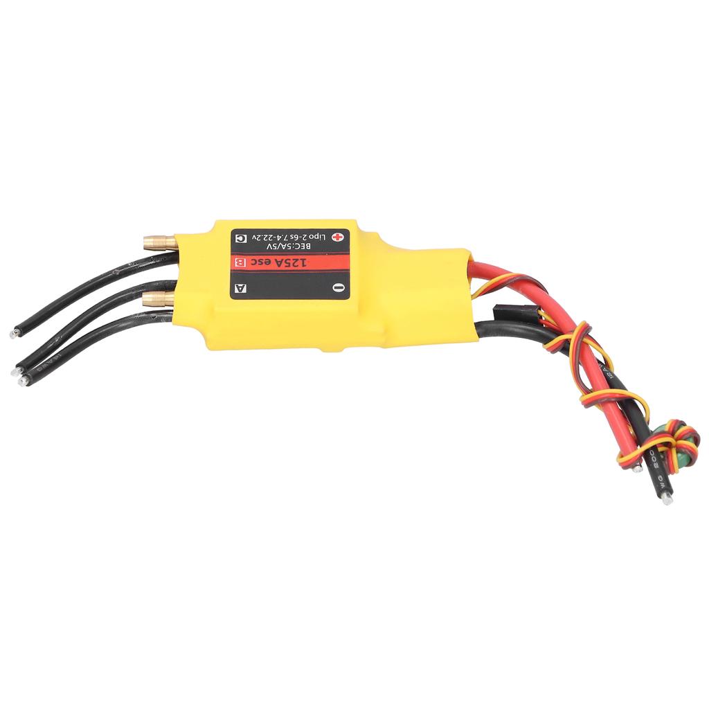 125A 2?Way Water Cooling Brushless ESC Electronic Speed Controller for RC Boat Airship
