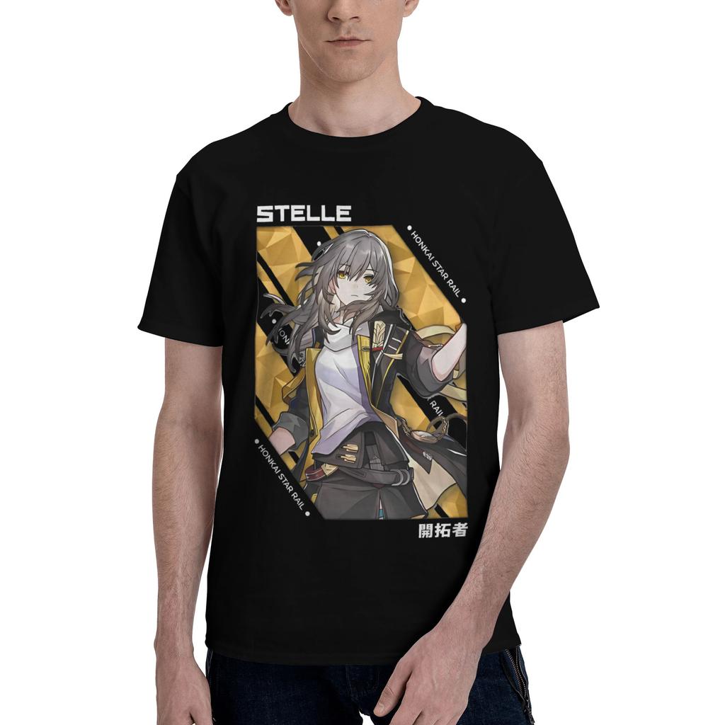 Men Women T-Shirts Kafka Honkai Leisure 100% Cotton Tee Shirt Short Sleeve Game Anime T Shirt Round Neck Tops Printed