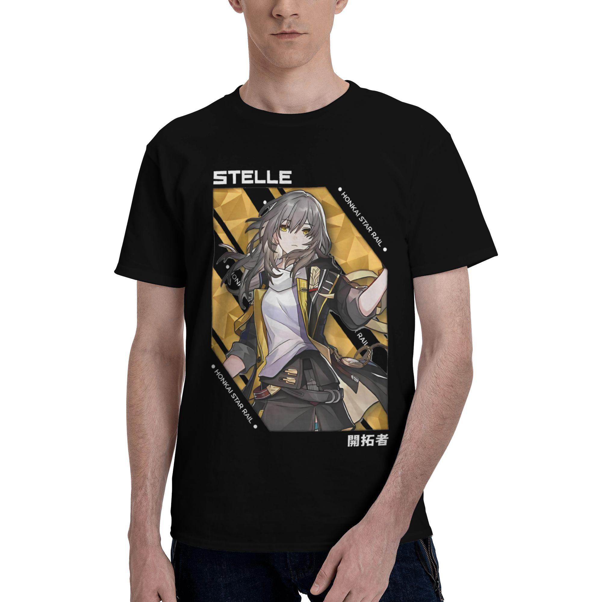 

Jingliu Honkai Men Women s T Shirts Game Anime Vintage Tee Shirt Short Sleeve Crewneck T-Shirts Pure Cotton Summer Clothing 4XL