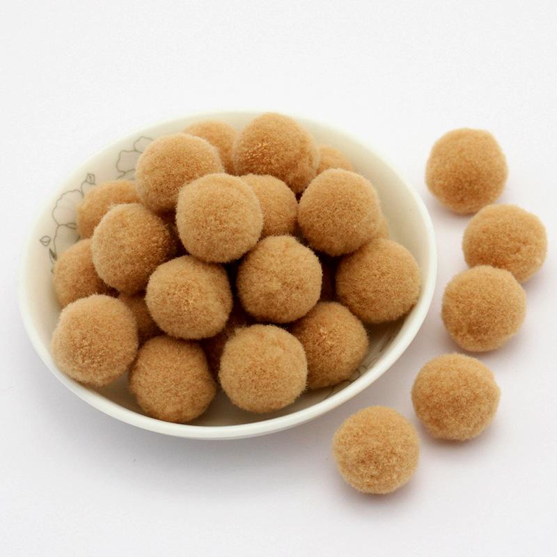 Colored Pompoms 81015202530Mm High Elasticity Soft Diy Pom Poms Fuzz Ball Pompom For Crafts Wedding Decor Kid Creative Toy