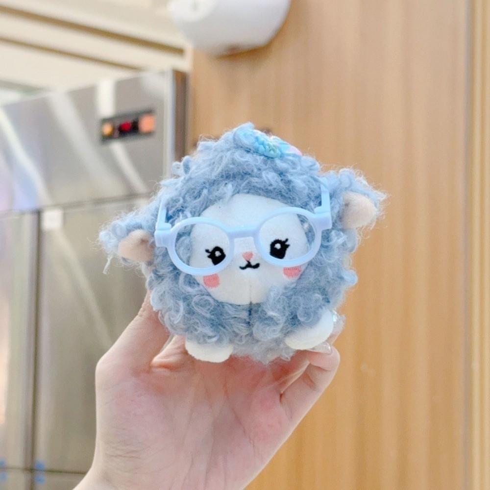 Soft Sheep Keychain Doll Short Velvet Sheep Keychain New Bag Pendant Backpack Accessories