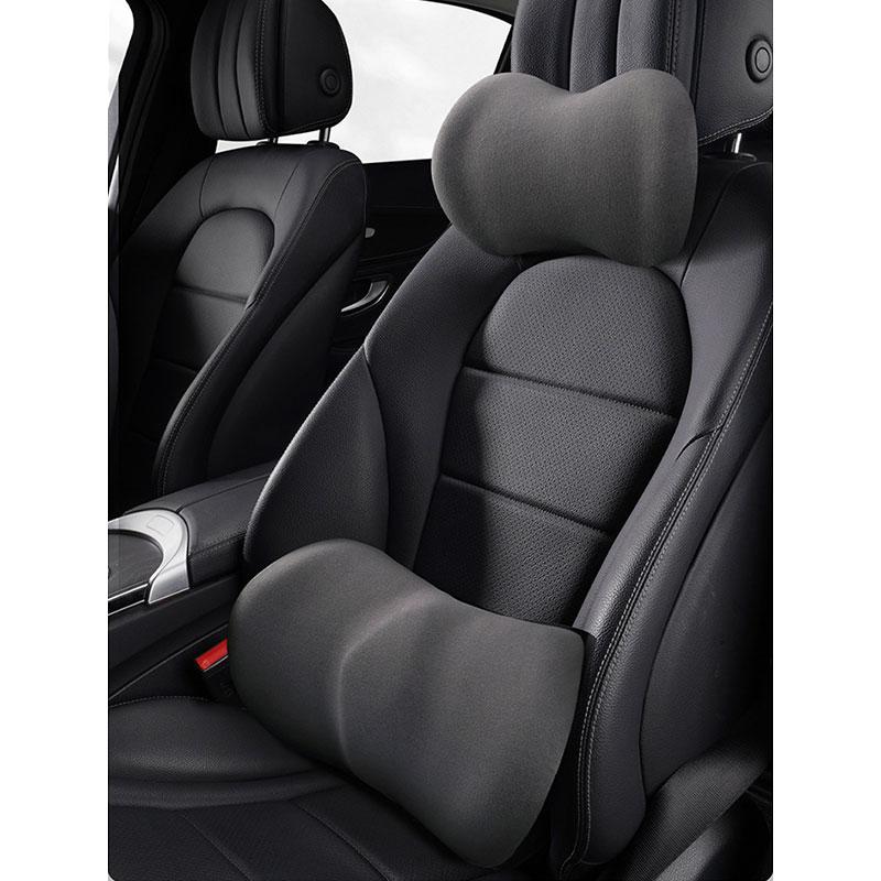 Memory Cotton Neck Pillow Car Seat Pillow Support Auto Lumbar Cushion Comfortable Breathable Car Headrest  Girls Cute Interior